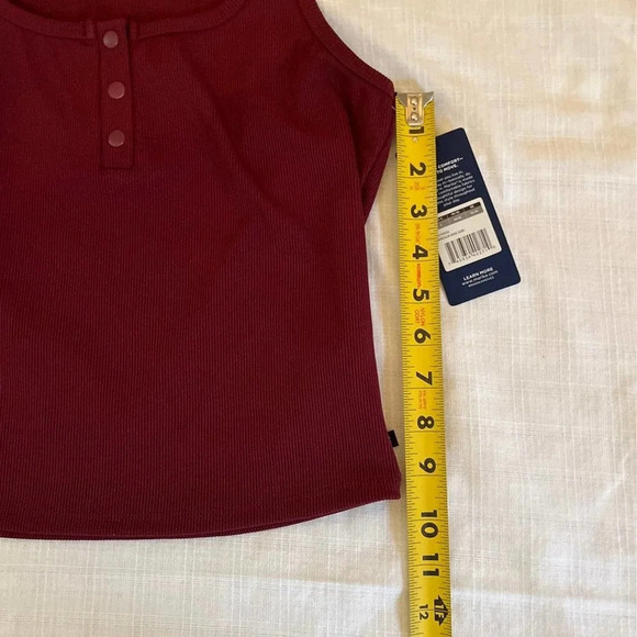 Marika Maroon Crop Tank Top - Size Large - NWT - Picture 5 of 5